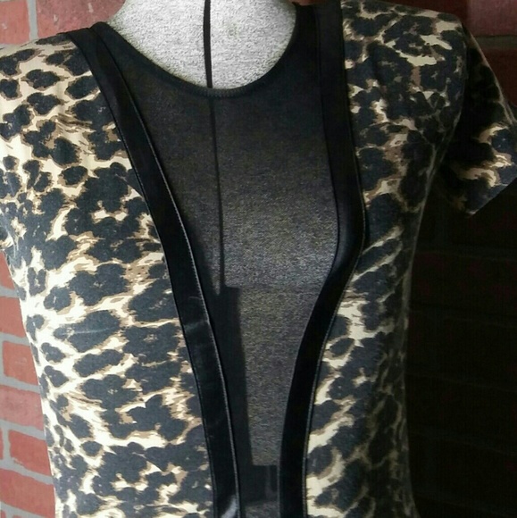 Cheetah & Sheer Top - Picture 4 of 4